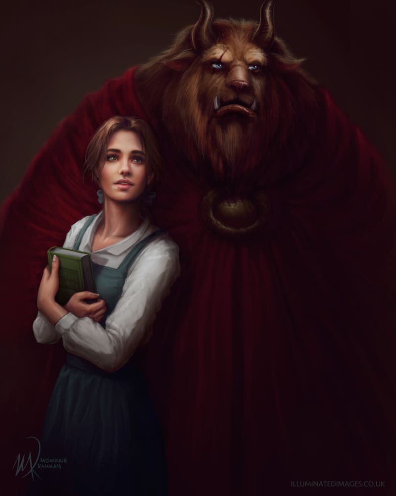 Белль и Чудовище от me illuminated.jpg