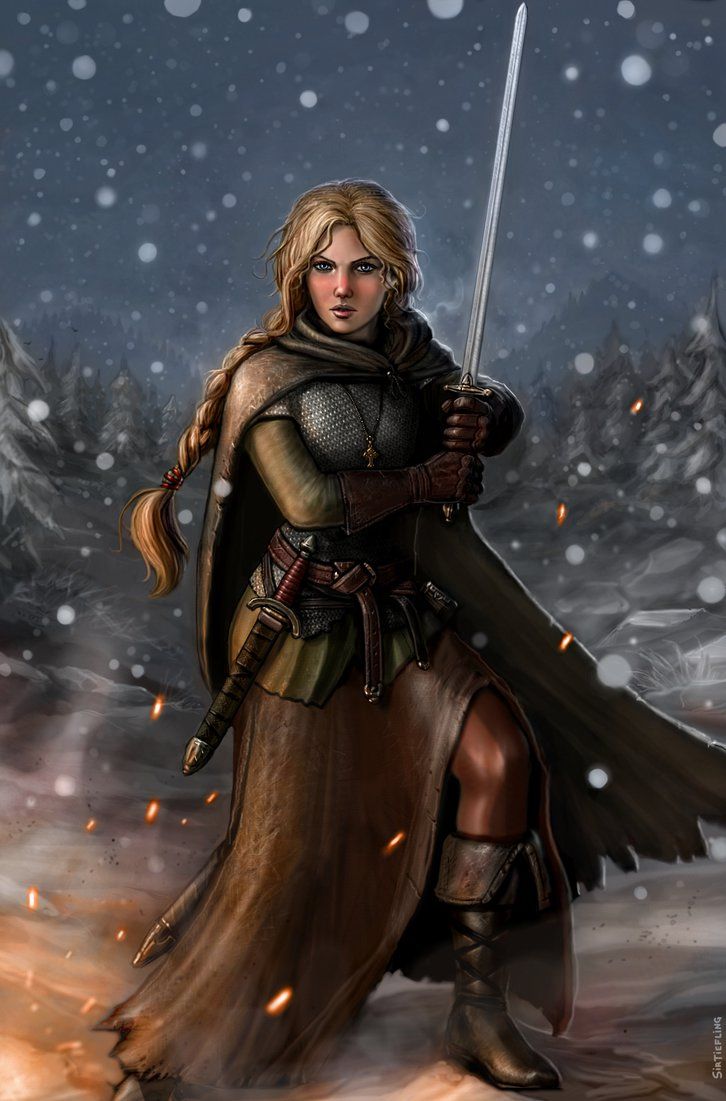 Скандинавская воительница от SirTiefling.jpg