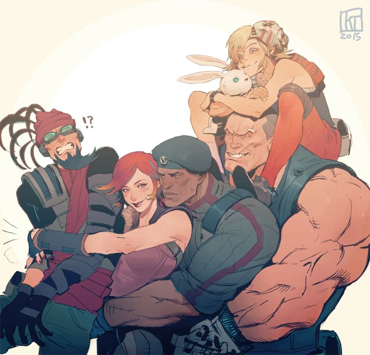 Borderlands - герои первой части от kanatariaaaa.jpg