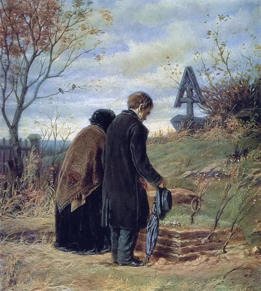 Файл:Old-parents-visiting-the-grave.jpg
