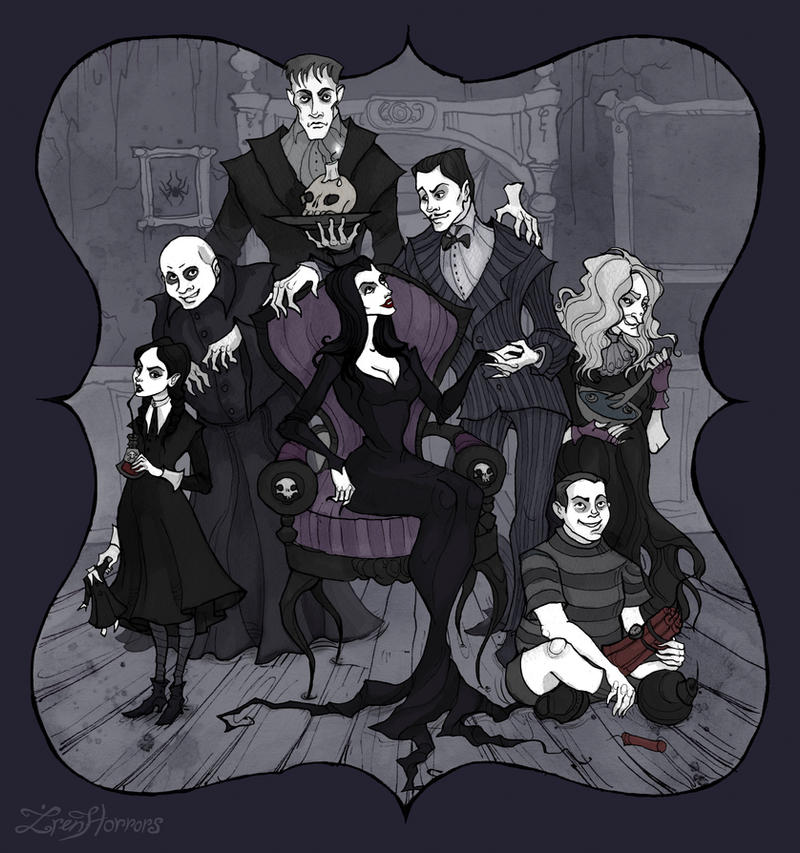 The addams family by irenhorrors.jpg