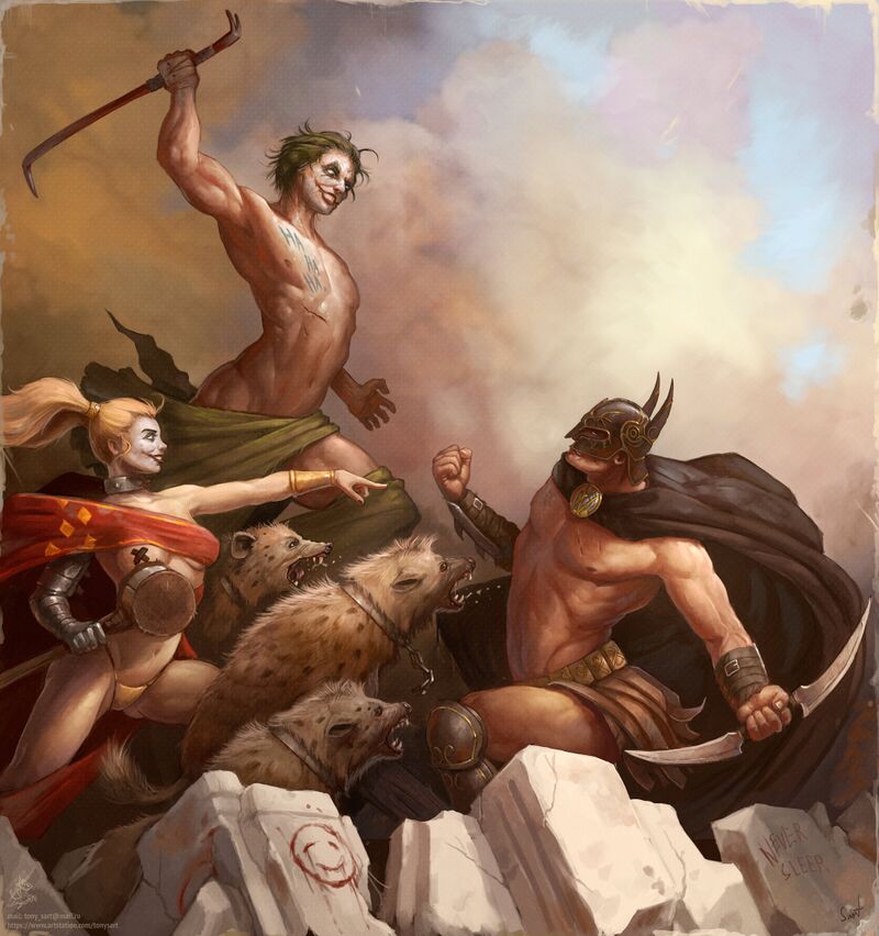 Бэтмен-варвар 2 от Tony Sart.jpg