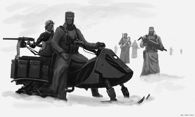Вальхалльцы на снегоходе арт от Fat Elf.jpeg