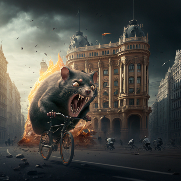 Файл:Велохомяк by MidJourney.png
