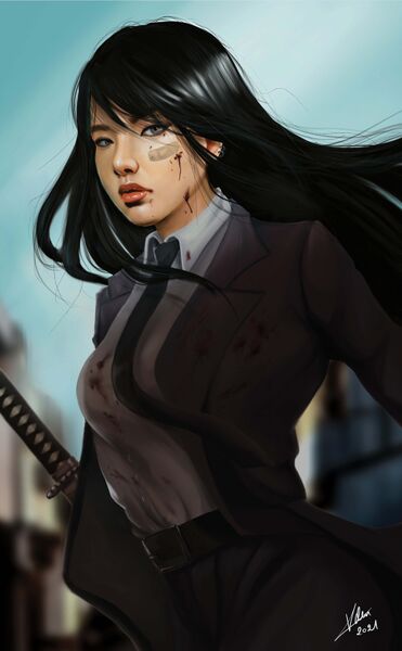 Файл:Девушка-якудза от Alice VUILLET.jpg