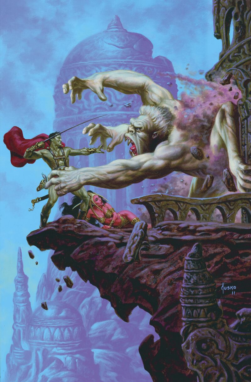 Джон Картер и Дея Торис 1 от Joe Jusko.jpg