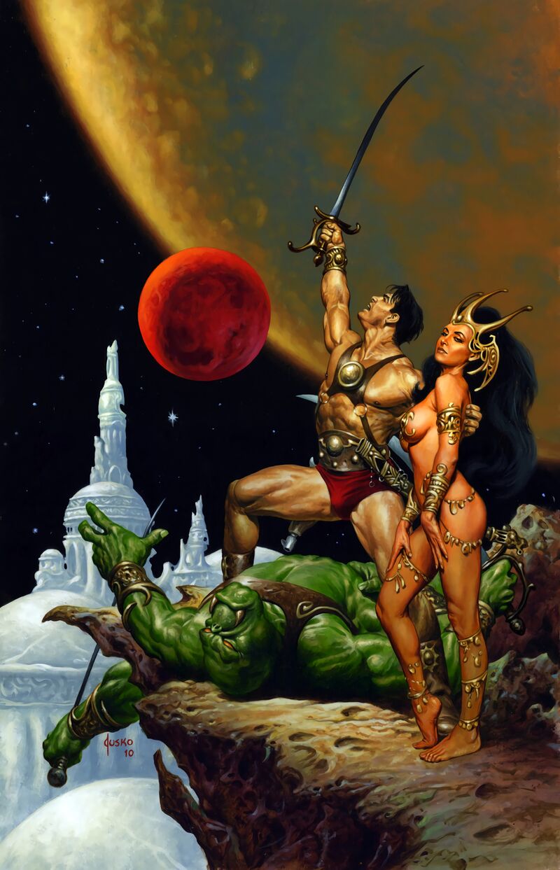 Джон Картер и Дея Торис 2 от Joe Jusko.jpg
