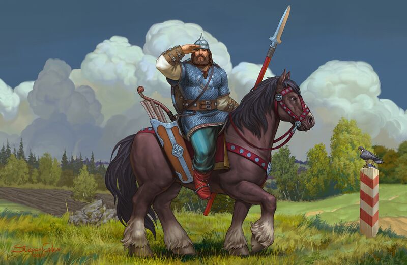 Илья Муромец в дозоре от Stepan Gilev.jpeg
