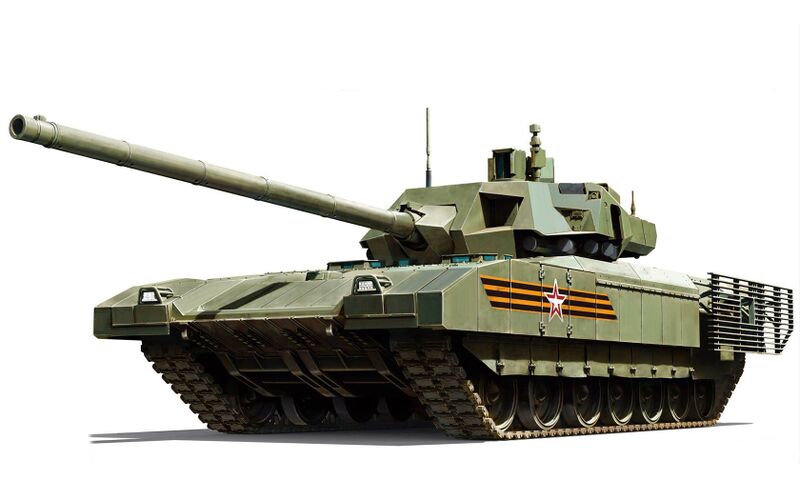 Танк Т-14 Армата на белом фоне.jpg