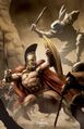300 спартанцев битва с персами художник Herrera.jpg
