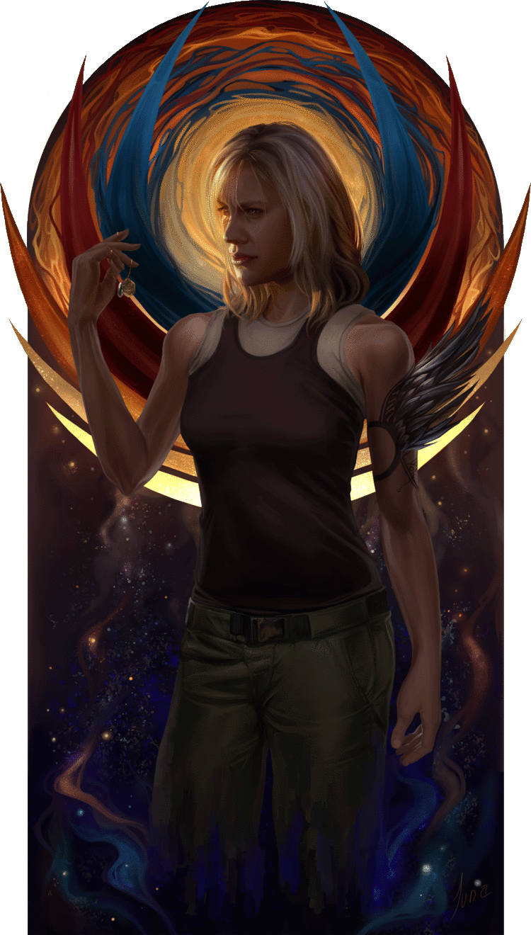 Battlestar Galactica - Кара Трейс.gif