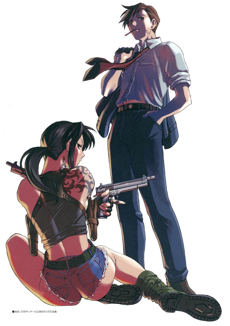 Black Lagoon Рок и Реви от washimine yukio.jpg