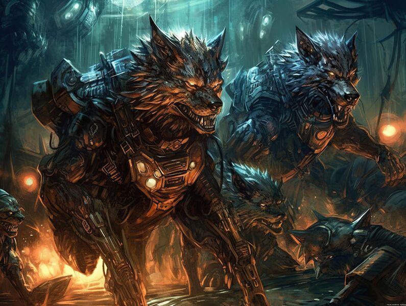 Файл:Cyber werewolves 01 by iamrudja.jpg
