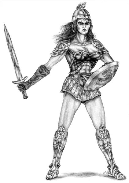 Файл:Divine Divinity амазонка арт.png