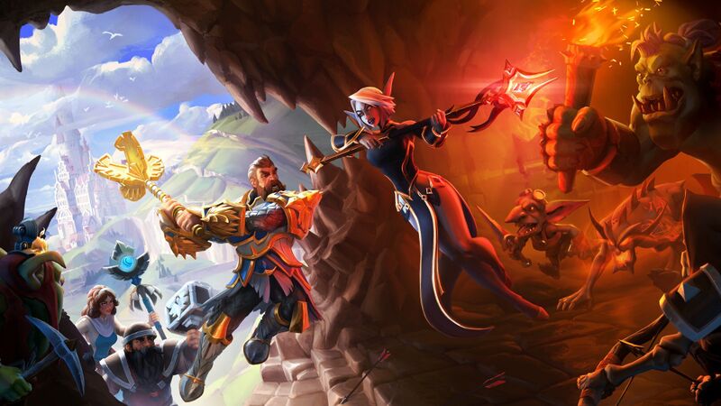 Dungeons 3 обои герои против злодеев.jpg