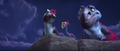 Gavin, Gertie, and Roger looking at something off a cliff.png