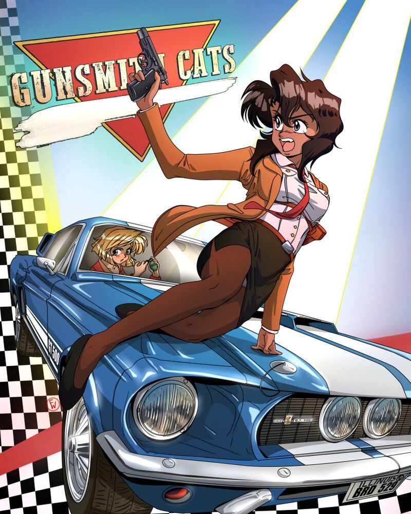 Gunsmith Cats от fritzwilliedraw.jpg