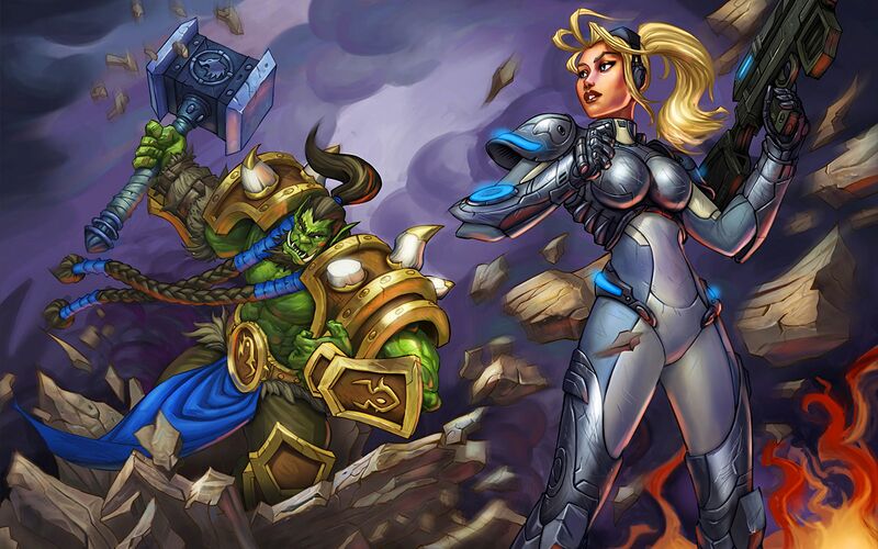 Heroes of the Storm Тралл и Нова.jpg