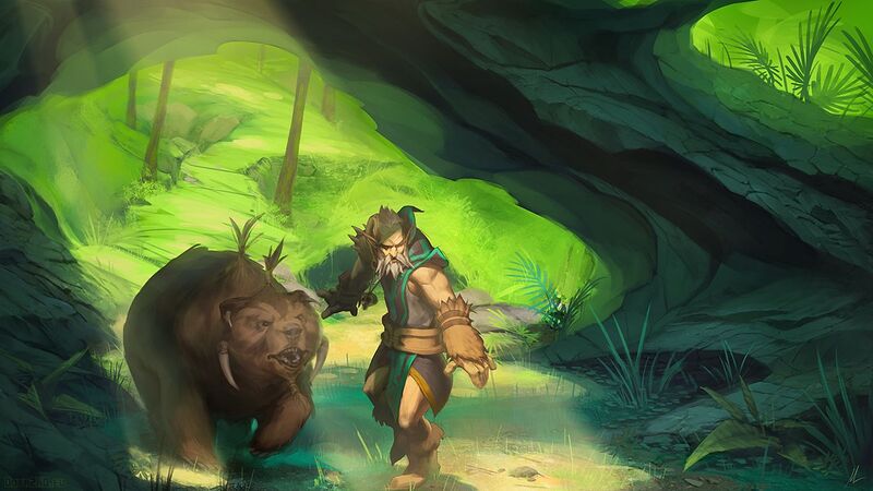 Файл:Lone Druid в лесу.jpg