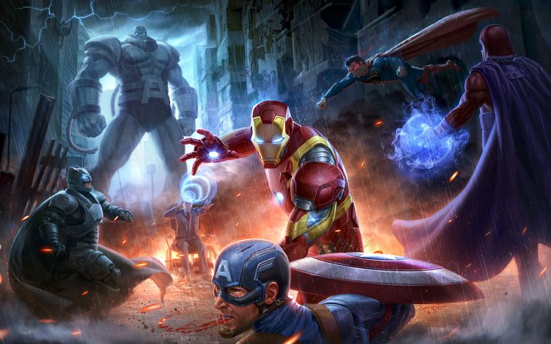 Файл:Marvel против DC арт от Capprotti.jpg