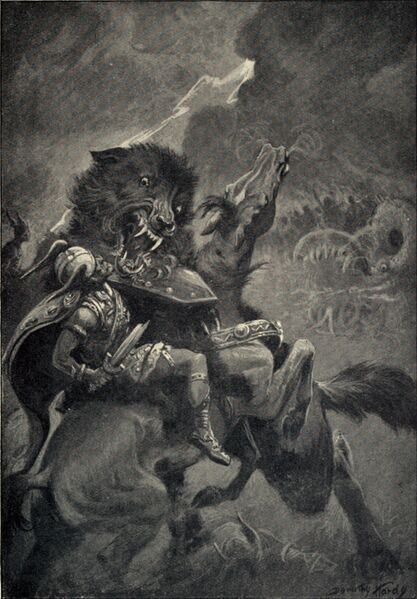 Файл:Odin and Fenris.jpg