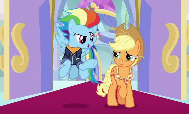 Файл:Older Rainbow and Applejack.jpg