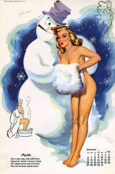 Файл:Pin-up Снеговик.jpg