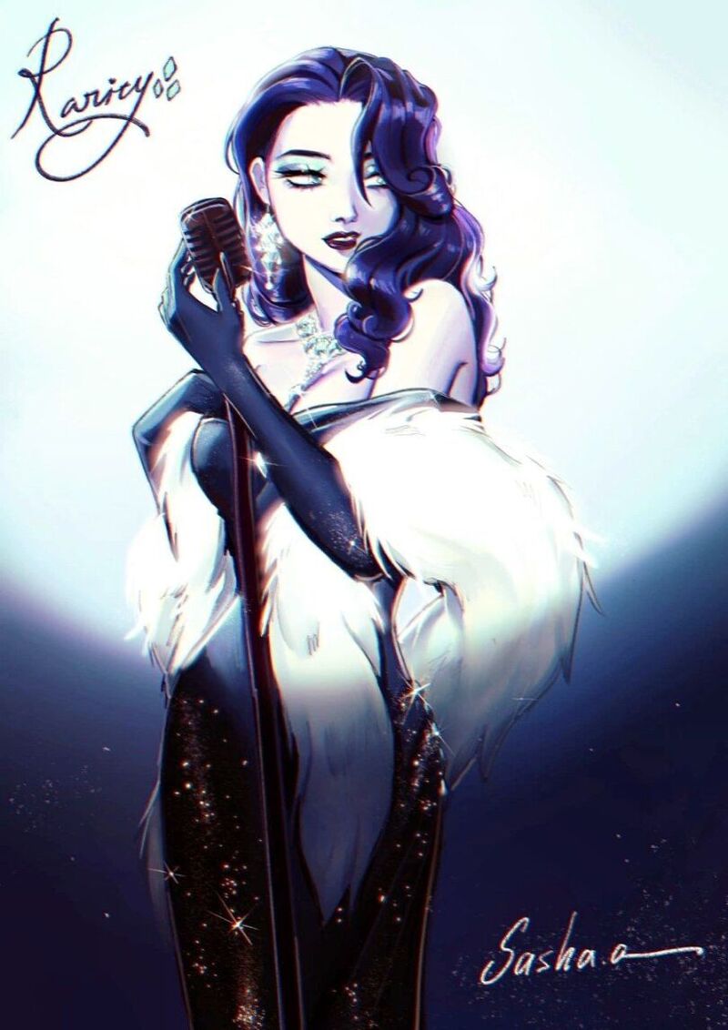 Rarity only with a dress.jpeg