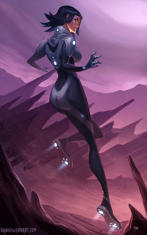 Space Girl By DanHowardArt.png
