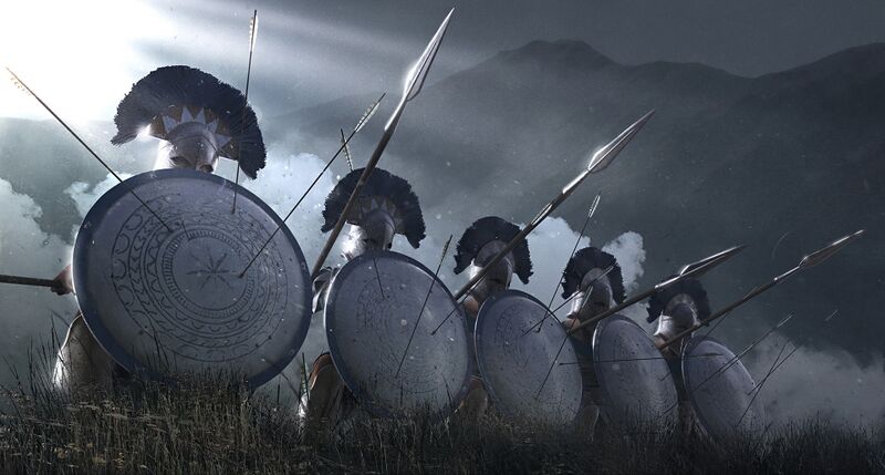Total War Arena фаланга художник Aliaksei Rybnikau.jpg