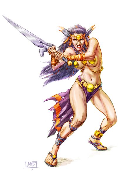 Файл:Warrioress By PeterLumby.jpg